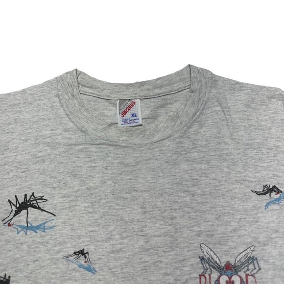 Vintage Mosquito Suck Comedy T-Shirt - Picture 4 of 4